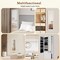 Simple Deluxe 47.2in Jewelry Cabinet Organizer Wall or Door Mounted with Full-Length Mirror and 6 LEDs Jewelry Or 3A88HICABTJEWHT - alternate 3
