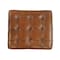 Homeroots 14" Brown Faux Leather Footstool 534108 - alternate 3