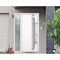 Vdomdoors Steel Door Deux 1713 White Enamel Sidelight Exterior Black Window Stainless Inserts Single Modern P DEUX1713EXD-BEM-W36+12 x H80-Left-hand Inswing - alternate 2