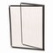 Excello Global Products Menu Holder For 8.5 x 11 Menus, Portrait, 4-View, 9.6 x 12 Holder, Clear/Black/Silver, 10PK SPLS-MENU-4 - alternate 2