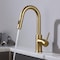 Kibi Circular Single Handle Pull Down Kitchen & Bar Sink Faucet KKF2011BB - alternate 4