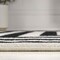 Jonathan Y Bandol Modern Classic Mitre Stripe Black/Ivory 3 ft. x 5 ft. Area Rug MOH211F-3 - alternate 4