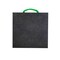 Mytee Products 18in x 18in x 3in Square Outrigger Pads w/ Rope Handle - High-Density, Black, 2PK ORP-181830x2 - alternate 4