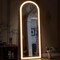 Simple Deluxe 63'x20' Arched Full Length Mirror with LED Lights, Body Floor Mirror with Dimming and 3 Color Light 3A88MIROGZ2063NWHT - alternate 3