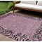 Homeroots 10' X 14' Pink Animal Print Washable Indoor Outdoor Area Rug 607661 - alternate 1