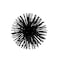 Homeroots Set of Two Black Iron Decorative Spiky Sphere Tabletop Sculpture, 2PK 568889 - alternate 3