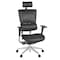 Regency Omega Ergonomic Leather Executive Office Chair with Headrest/Adjustable Lumbar Support, Black OMG004BK - alternate 1