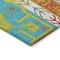 Homeroots 5' X 8' Teal Blue Green And Pink Aztec Washable Indoor Outdoor Area Rug 598521 - alternate 5