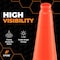 Xpose Safety Traffic Safety Cone, 36 in, PVC, No Collar, DOT Approved, Orange, 8 pk OTC36-8-X - alternate 4