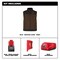 Milwaukee Tool Axis Heated Vest, Polyester, 2 to 8 hours Heating Time, 3 Heat Settings, Brown, M M300N-21M - alternate 7