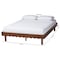 Baxton Studio Orianthe Scalloped Bed Frame 260-14261-ZORO - alternate 2