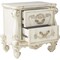 Homeroots 31" White Wood Two Drawer Nightstand 374222 - alternate 2