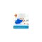 Scotch-Brite 526 Scrub Sponge, 4.4 in L, 2-1/2 in W, 0.8 in Thick, Cellulose, Blue, 6PK 5266 - alternate 6