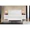 Homeroots Three Piece White Solid Wood Bedroom Set 523972 - alternate 3