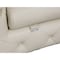 Homeroots 69in Cream and Gold Italian Leather Loveseat 720511 - alternate 2