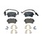Hella Brake pad set incl. wear warning contact T2096 for e.g. AUDI 355016061 - alternate 1