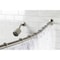 Kingston Brass 72" Stainless Steel Single Curved Shower Curtain Rod, Brushed Nickel CC7218 - alternate 2