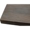 Homeroots 60" Dark Brown and Black Solid Wood and Iron Frame Base Square Dining Table 544750 - alternate 6
