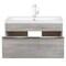 Cutler Trough Collection 30 in Wall Mount Modern Bathroom Vanity - Soho FV-TR-SOHO30 - alternate 5