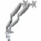 Rocstor ERGOREACH ED4 PREMIUM ALUMINUM DUAL ERGONOMIC MONITOR ARM, C-CLAMP & GROMMET - Y10N022-S1 - alternate 7