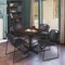 Regency Square Kobe Breakroom Table W/ 4 Zeng Stack Chairs, 30 in W, 30 in L, Neo Walnut TKB3030NW44BK - alternate 4