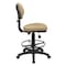 Office Star Products DC Series Sculptured Seat & Back Custom Fabric Drafting Chair, Dillon Buff DC517V-R104 - alternate 2