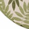 Homeroots 5' Ivory And Green Round Palm Leaf Indoor Outdoor Area Rug 548143 - alternate 5