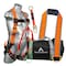 Malta Dynamics Safety Harness Fall Protection Kit, 5 Piece Bundle, Tongue Buckle Legs Full Body Harness L-XL B2002-C5010-C1006-A6350-K1002 - alternate 1