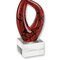Homeroots 13" Clear Burgundy and Black Murano Glass Modern Abstract Tabletop Sculpture 376075 - alternate 3