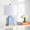 Jonathan Y Catherine 22" Modern Transitional Ceramic/Metal Square Ginger Jar LED Table Lamp, Blue/White JYL3044A - alternate 5
