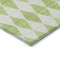 Homeroots 8' X 10' Lime Green And Ivory Geometric Washable Indoor Outdoor Area Rug 577064 - alternate 3