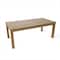 Homeroots 47" Natural Solid Wood Outdoor Coffee Table 554929 - alternate 2