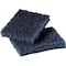Scotch-Brite Scouring Pad, 5" L x 3-1/2" W, Blue, PK10 88CC - alternate 1