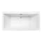 Kingston Brass 66-Inch Acrylic Rectangular Double Ended Freestanding Tub with Overflow/Drain Assembly VTSQ663422M2 - alternate 1