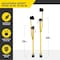 Toolpro Adjustable Stilts Magnesium, 36in to 49in With Soft Straps TP03649 - alternate 3