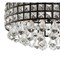 Jonathan Y Meredith 14.5" 3-Light Crystal Drops/Metal LED Flush Mount, Black JYL6142A - alternate 5