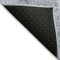 Homeroots 8' Sky Blue Charcoal And Ivory Round Abstract Washable Indoor Outdoor Area Rug 604555 - alternate 4