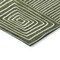 Homeroots 5' X 8' Olive Green And Ivory Geometric Washable Indoor Outdoor Area Rug 600763 - alternate 2