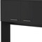 Homeroots 28" Black Wall mounted Accent Cabinet With Seven Shelves And Six Drawers 546374 - alternate 7