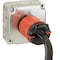Ac Works SOOW Extension Cord, 12 AWG, 12/3, 1 Outlets, L15-20R, Black, Rubber, L15-20P, 75 ft L1520PR-075 - alternate 5