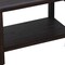 Homeroots Rectangular Teak Shower Bench With Shelf In Brown Finish 376667 - alternate 3