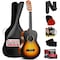 Pyle Beginner Acoustic Guitar Kit, 1/2 Junior Size All Wood Instrument with Full Accessory Kit, Picks PGACLS40SBD - alternate 1