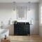 James Martin Vanities Brittany 48" Single Vanity, Black Onyx, w/ 3 CM Phantome Eclos Top 650-V48-BKO-3PHT - alternate 6