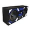 Deejay Led Loaded Box w/Two Despacito Heavy Duty 12-in Woofers One Horn and w/Two Bullet Tweeters BLUE TBH12BLUE - alternate 4