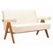 Homeroots 50" Sofa With Walnut Legs 602230 - alternate 1