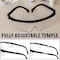 Bison Life Simone, Safety Glasses, Anti-Fog & Anti-Scratch, Clear Lens ZH-SISG-CLLBKT-MS20 - alternate 3