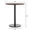 Flash Furniture 36" Round Tabletop, Seamless Surface Technology, Dark Brown with 24" Black Round Bar Height Base ST-RD36-WBR-TR24B-GG - alternate 5