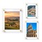 Azar Displays Floating Gallery Wall Frame Set, 1 Gold Standoff Hardware, 8 x 10, 11 x 14 & 16 x 20, 3-Piece Set 105722-GLD - alternate 4