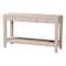 Baxton Studio Nira Faux Shagreen Console Table 263-14504-ZORO - alternate 1