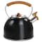 Mr. Coffee 2 Quart Stainless Steel Whistling Tea Kettle with Wood Pattern Handle in Black 82966.01 - alternate 4